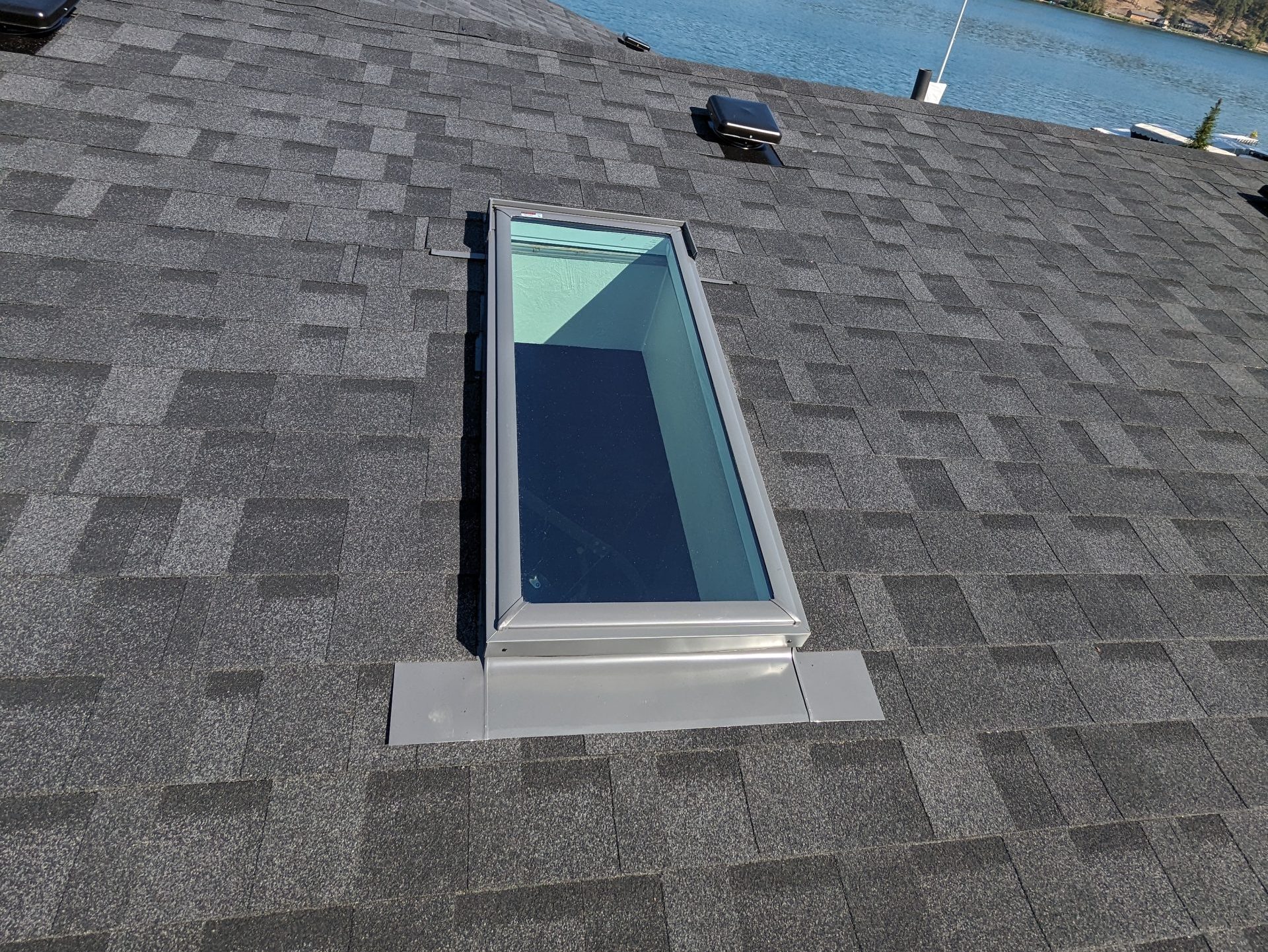 Quality skylight istallation after done by RC Roofing
